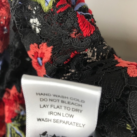 NWT Lovers + Friends Ellie Floral Ruffle Crop Top in Sunset Size Small - Picture 9 of 9